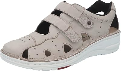 Berkemann Damen Berkoflex Halbschuh Leder/Print Wide Fußbett: herausnehmbar