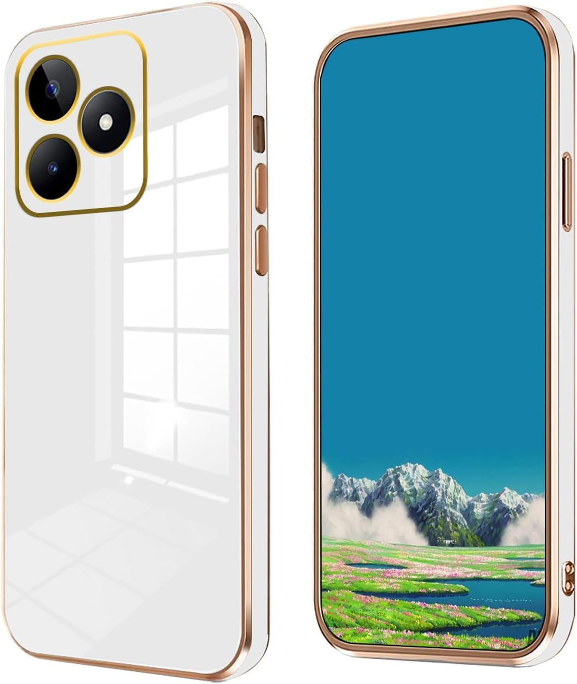 Coque Pour Oukitel C57 Pro (6.52") Noir Housse Et 1 Pièces