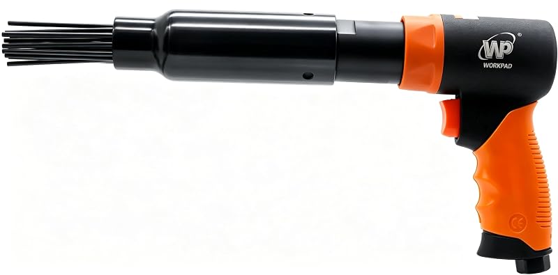 Pistola Desincrustadora Pneumática de Agulhas WP WORKPAD com 19 Agulhas, Exaustão Frontal e 5.000 golpes por minuto WP01131