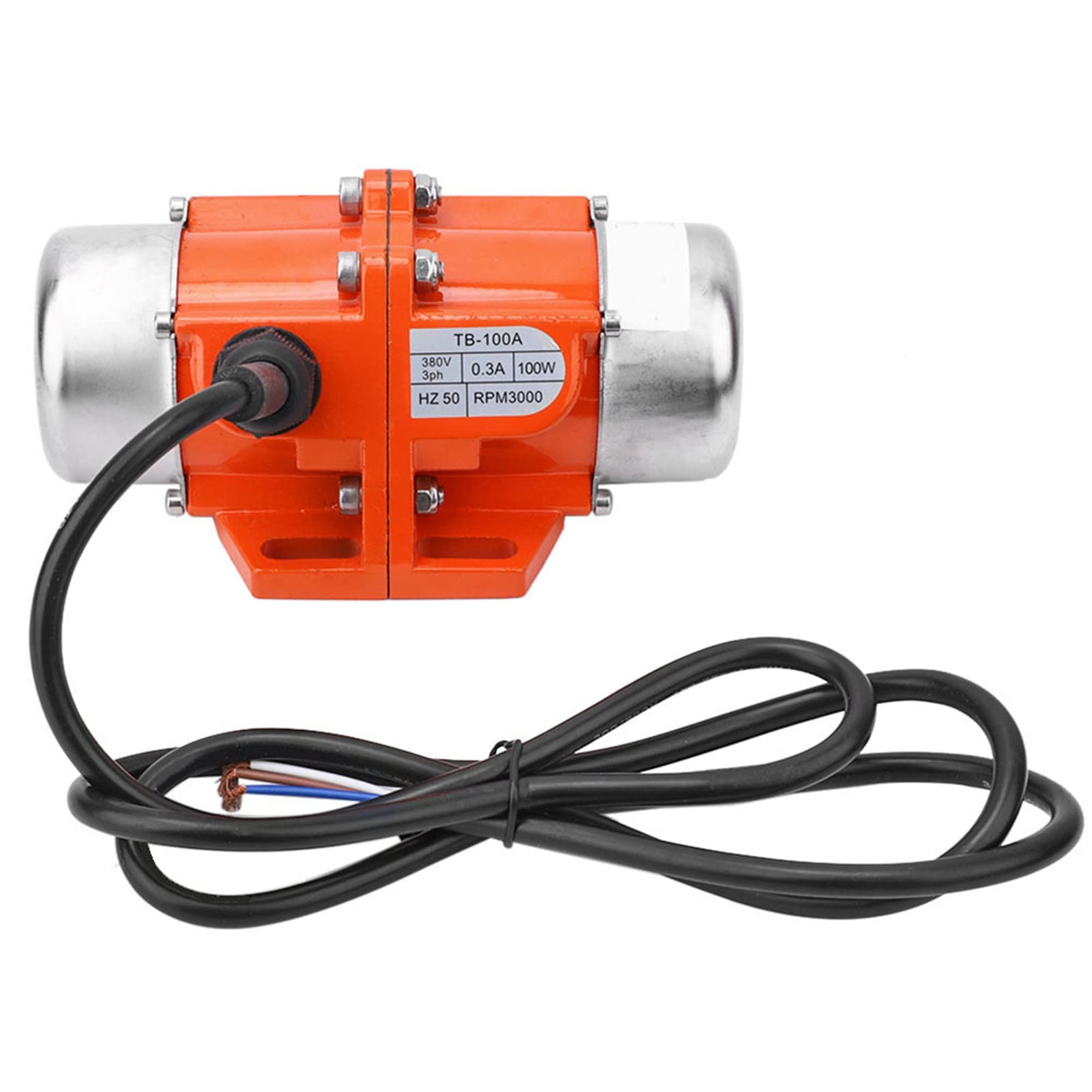 Moteur, 30W-100W 3000 RPM 1/3 Phase Vibrateur Moteur Vibrateur Asynchrone pour Équipement Mécanique (1 Phase 30W), Vibrateurs à Béton (Triphasé 100W)