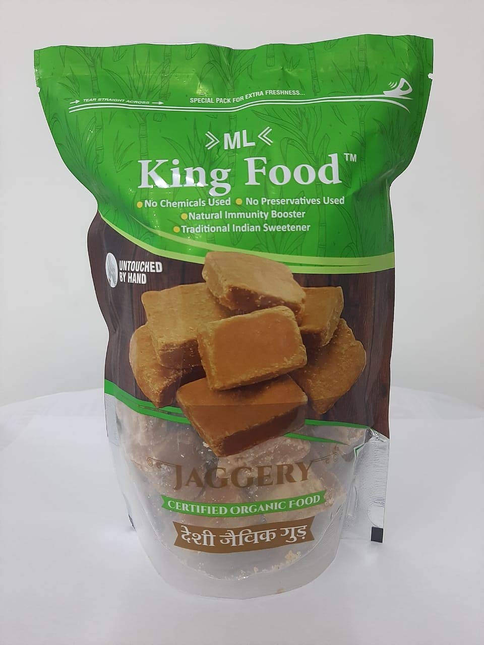 ML KingFood Organic Jaggery (Gur) 500g