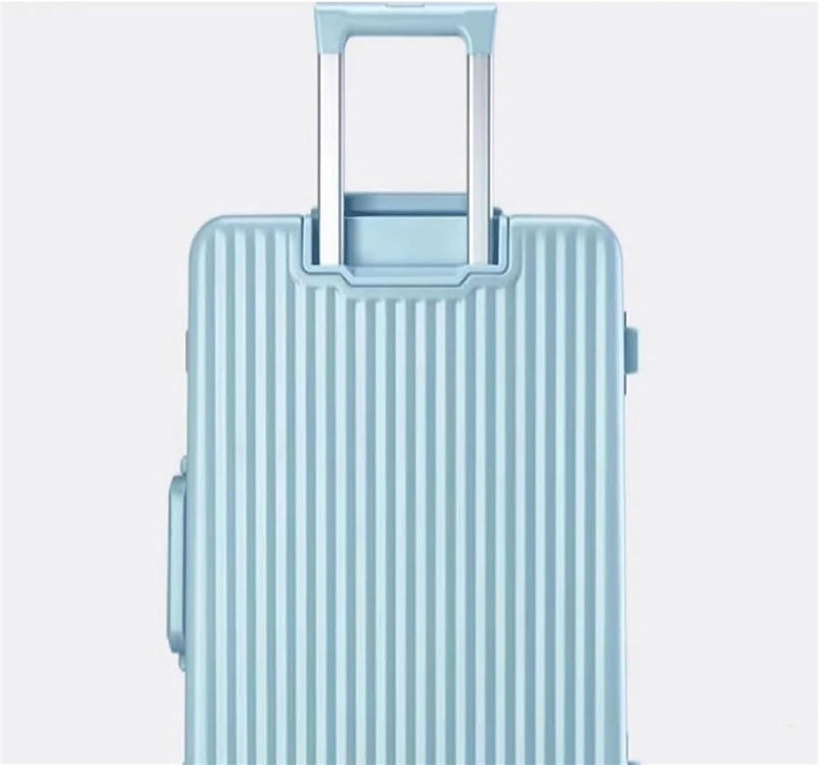 Walizka Podróżna Bagaż Podręczny Bardzo Trwała Walizka Odporna Na Bagaż Twarda, Lekka Aluminiowa Rama Bagaż Kabinowy (Color : Grün, Size : 22inch)