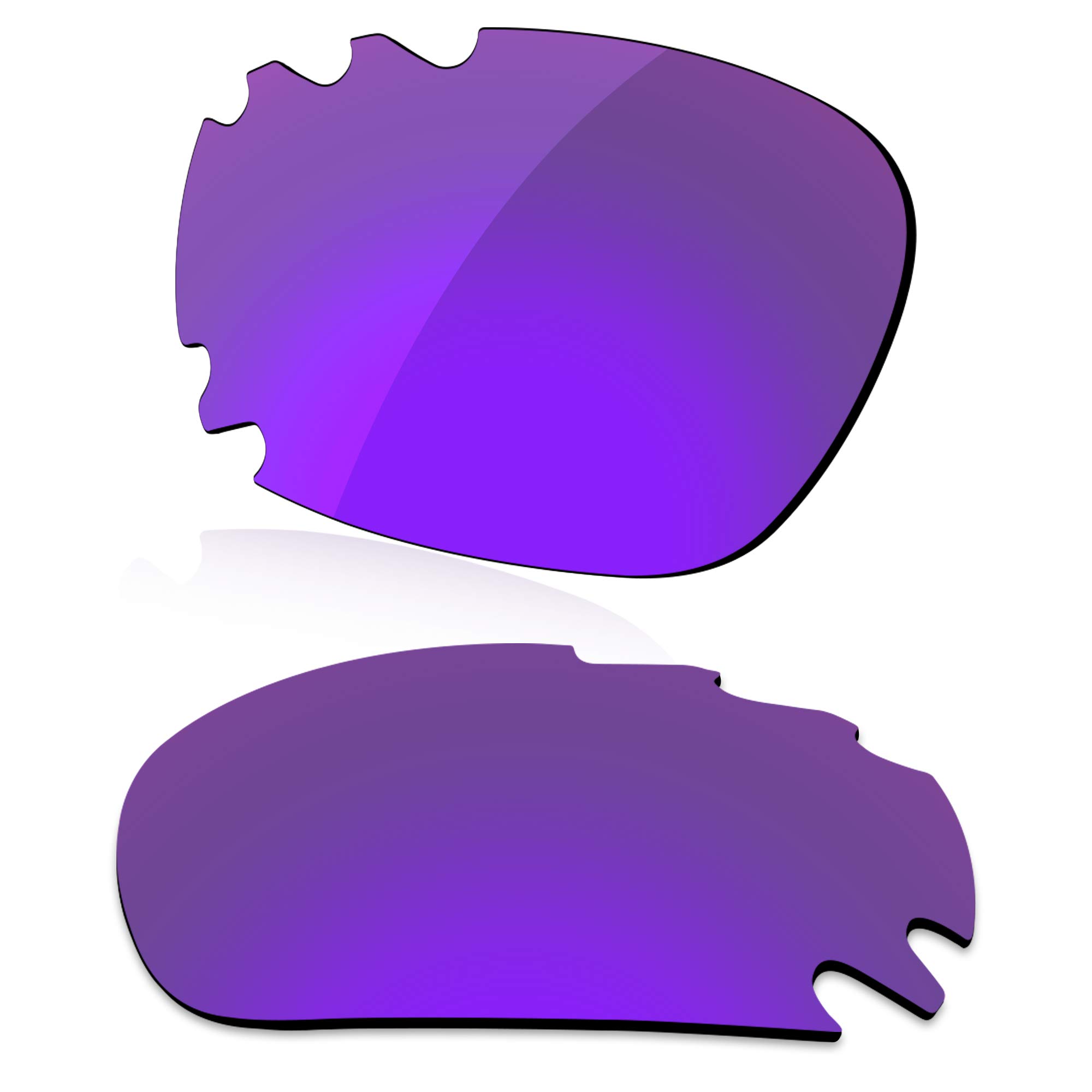 LenzReborn Polarized Lens Replacement for Oakley Jawbone Vented Sunglass - Grape Violet - Polarized Mirrored