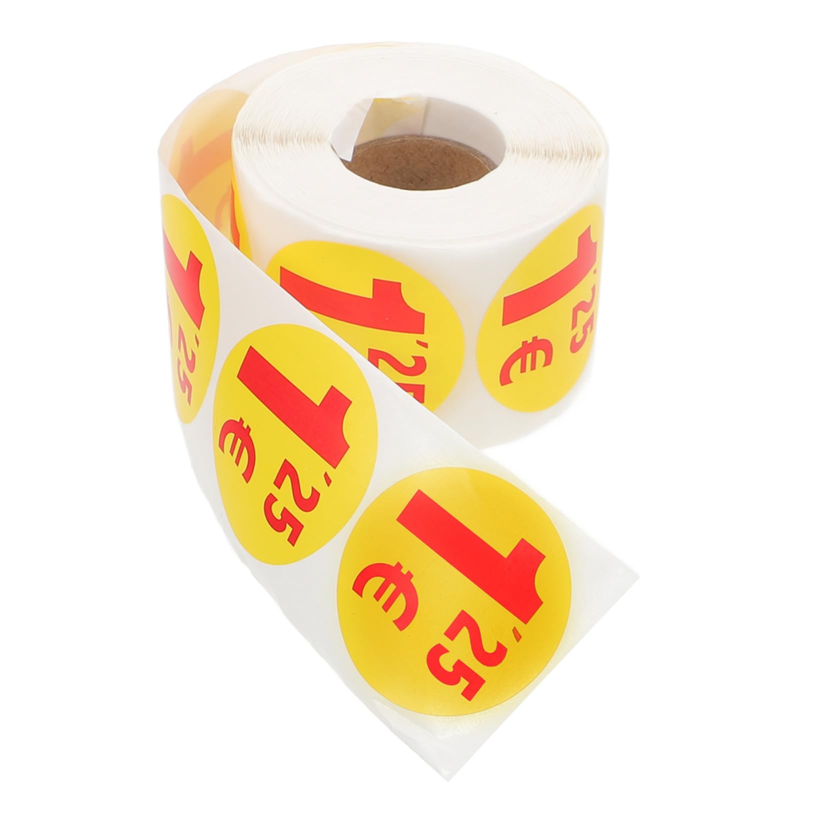 OFFSCH Small Business Sale Stickers 1 Roll of 500 Adhesive Tags Round Shape for Market Retail Prices