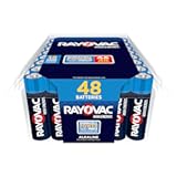 High Energy AA Batteries (48 Pack), Alkaline Double AA Battery