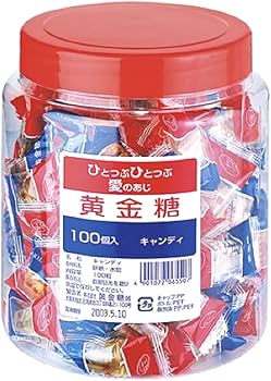 Amazon.co.jp: 黄金糖 ケピロ黄金糖 100粒 : 食品・飲料・お酒