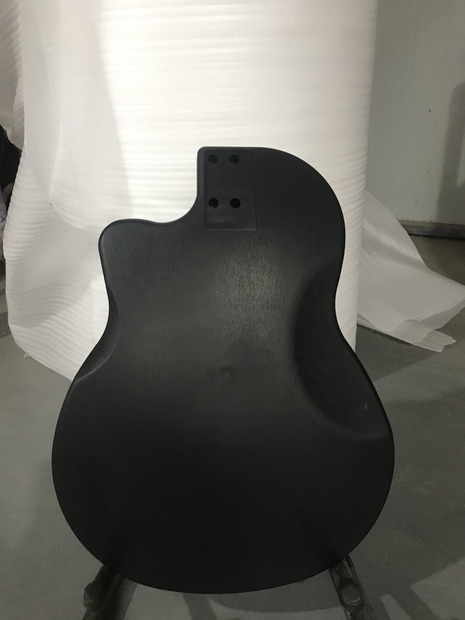 FLFL 1 Pz 39 Pollici Guitar Acoustic Body 6 Corde Torna Indietro Design Cutaway Pannello Guitarra Guitarra Kit Chitarra incompiuto