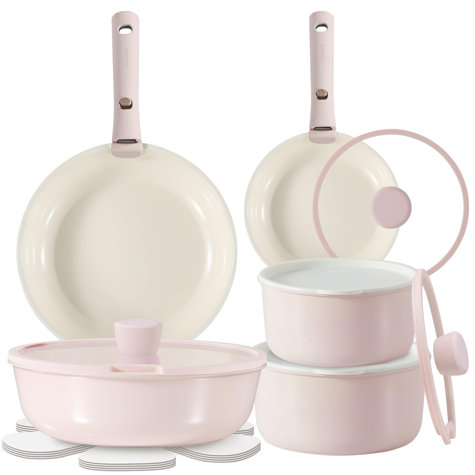 【新品未使用】CAROTE カローテ フライパンセット 16点 ガス IH対応 楽天市場】【今なら！800円OFF！】CAROTE カローテ フライパン