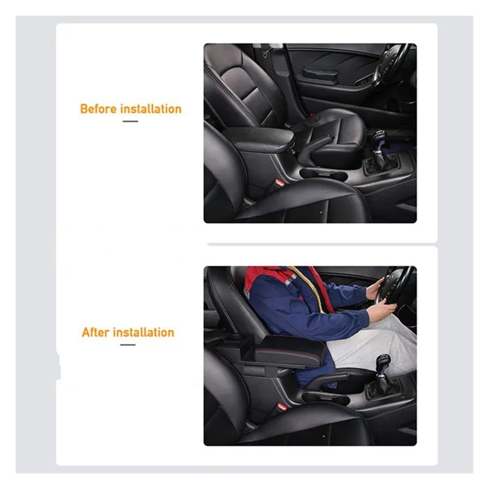 Portabicchieri Universale Supporto Gomito Estensibile Box Bracciolo Auto