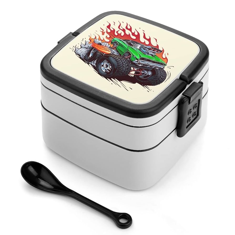 ランチボックス モンスタートラック Amazon | カートゥーン