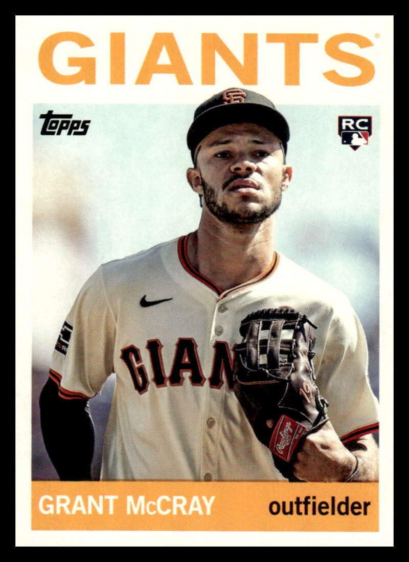 2025 Topps Archives 6 Grant McCray RC Rookie San Francisco Giants 1964 Design
