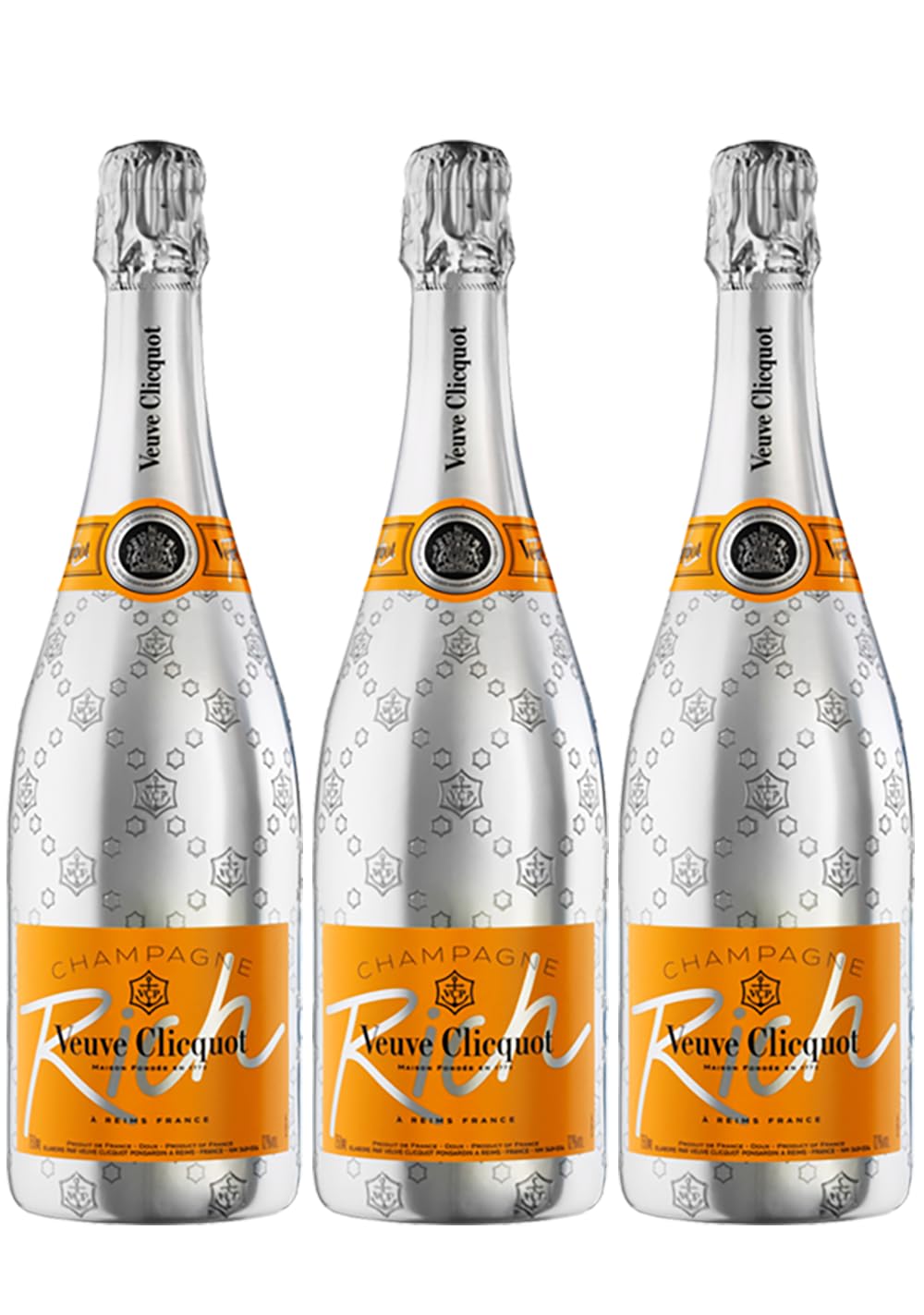 VINADDICT LOT 3 CHAMPAGNER VEUVE CLICQUOT RICH (750 Milliliter)