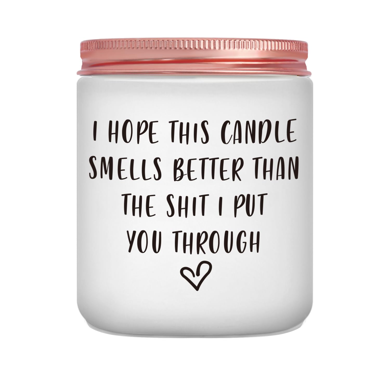 Mrssbea Scented Candle Gifts for Women, Mum, Her - I'm Sorry I Love You Gifts, Funny Apology, Christmas, Birthday Gift for Women, Mum, Granny, Wife, Girlfriend, Friends, BFF, Best Friends, Sister