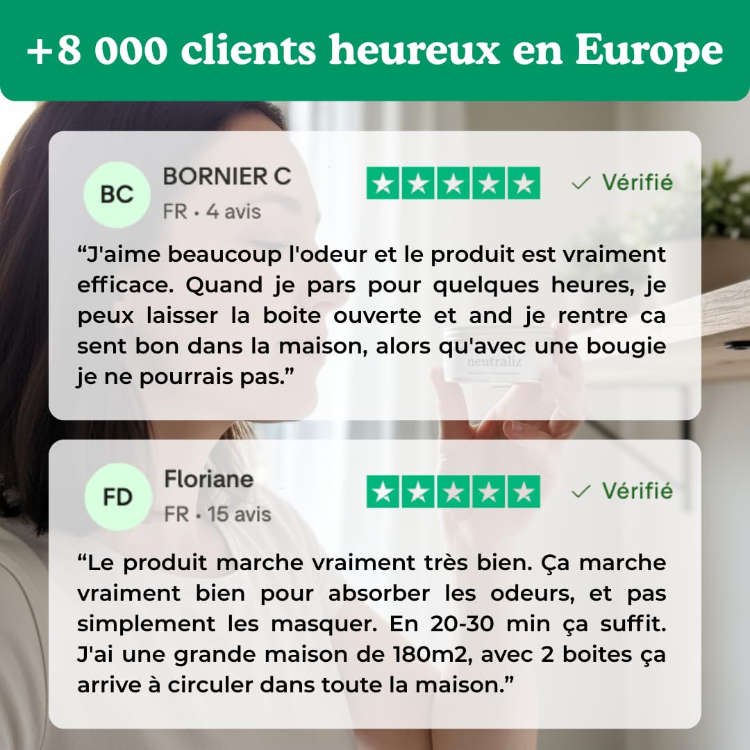 Combinaison Anti-odeurs fait en France - Parfums naturels & frais - 100% naturel aux Huiles Essentielles (54 ml)