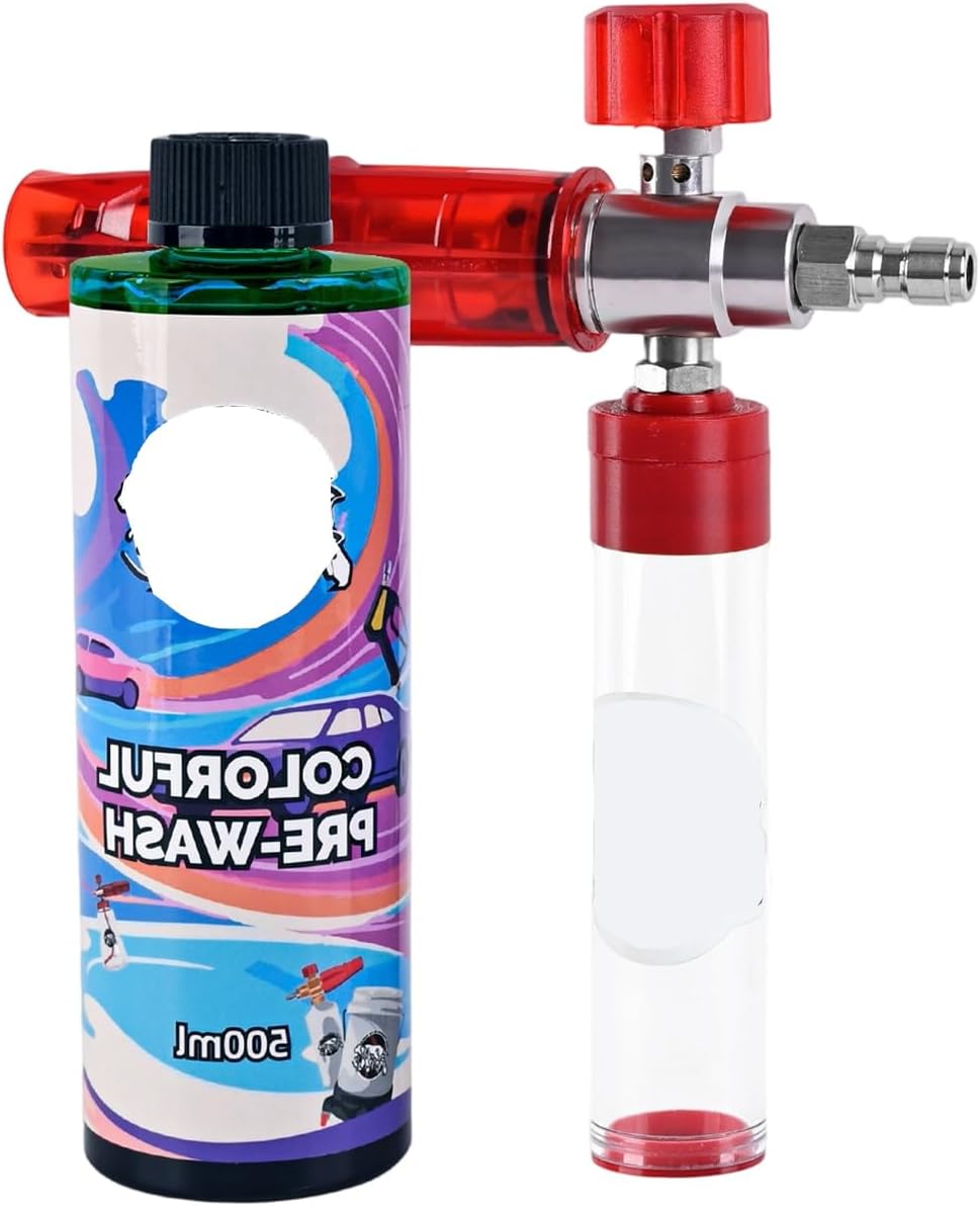 ソープディスペンサー車オートバイ洗浄圧力吸引泡大砲調整可能なノズル調整可能な比率泡噴霧器