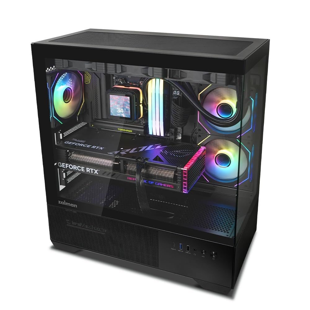 Amazon | ZALMAN CHRONIX V2 Black ミドルタワー型PCケース CS9469