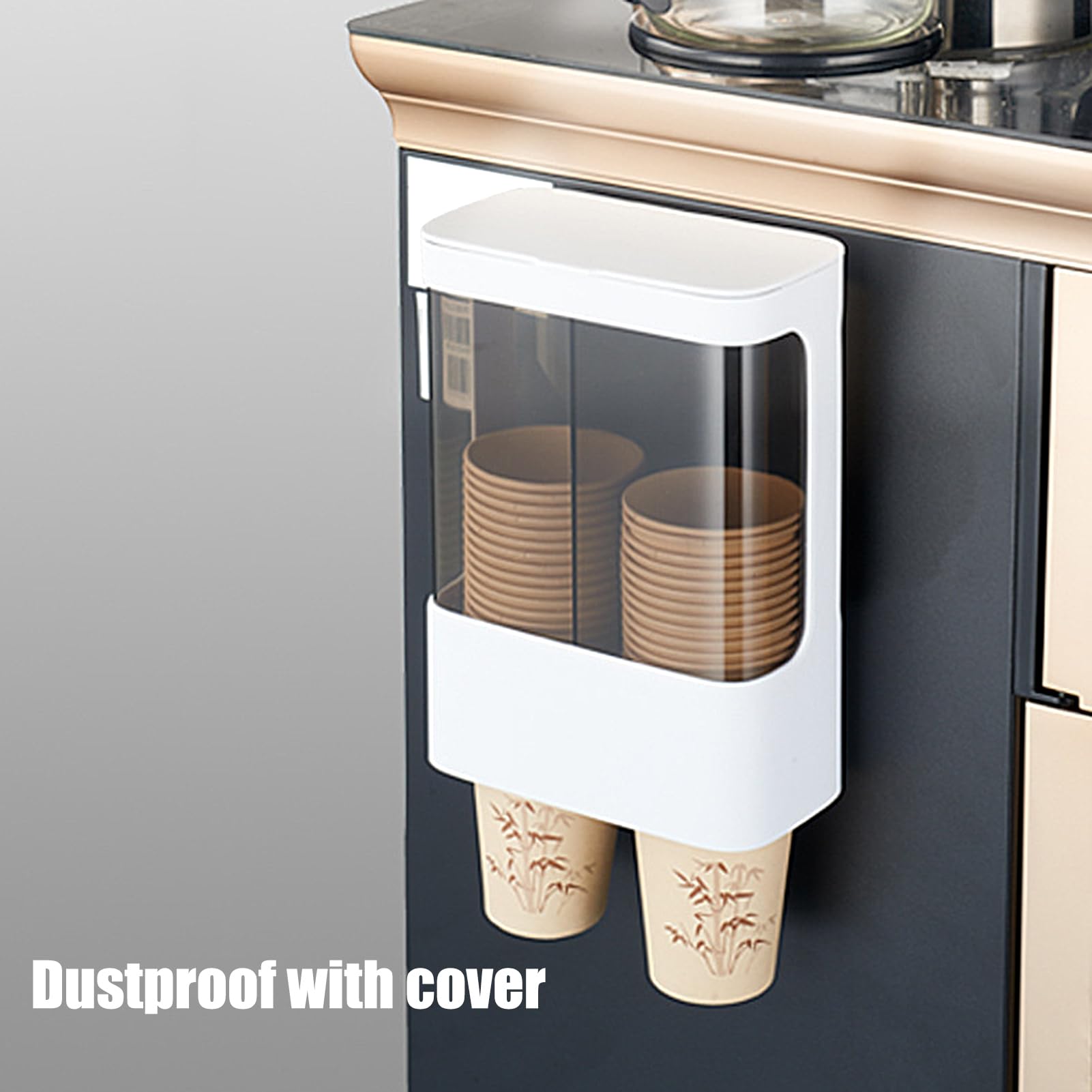 Genérico Dispenser di bicchieri | Doppio cilindro dispenser Organizzatore di tazze per caffè | per casa, cucina, ristorante, bar, sala di riposo, eventi, hotel, ristoranti