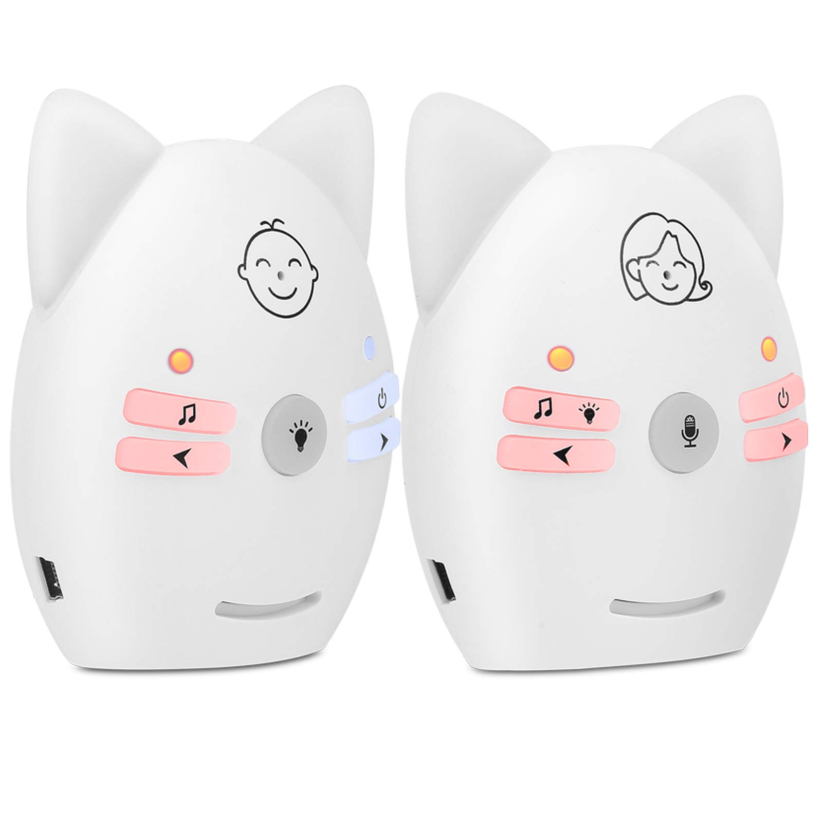 Baby Monitor, Monitor con Luce Notturna, Audio per Bambinaia Anziana
