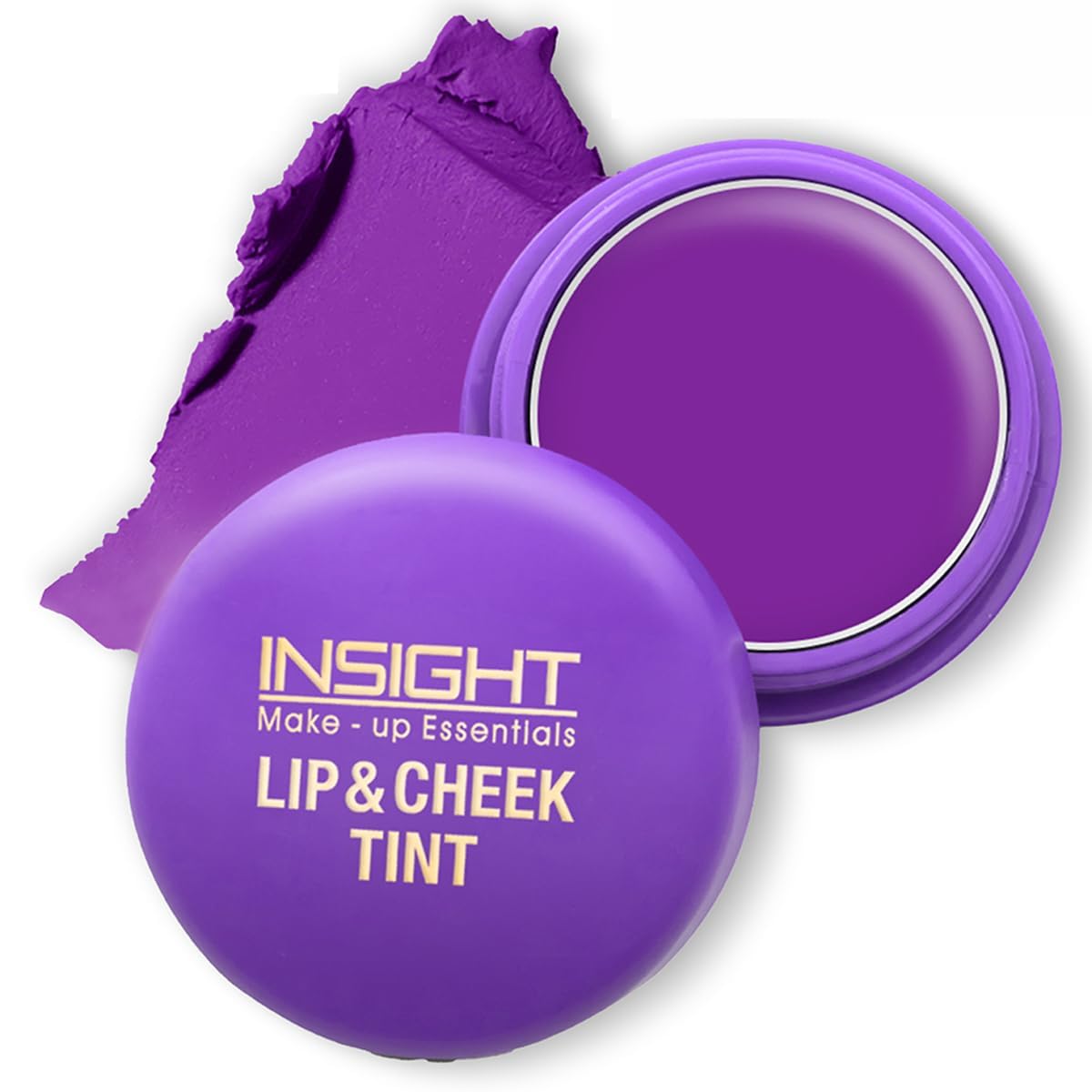 INSIGHT Lip and Cheek Tint - Unicorn Sprinkles (3 g) Matte Finish | Enriched with Vitamin E for Nourishment | Long-Wearing | Multipurpose Tint for Lips & Cheeks | Lightweight Formula, Smooth Application | Suitable for All Skin Types