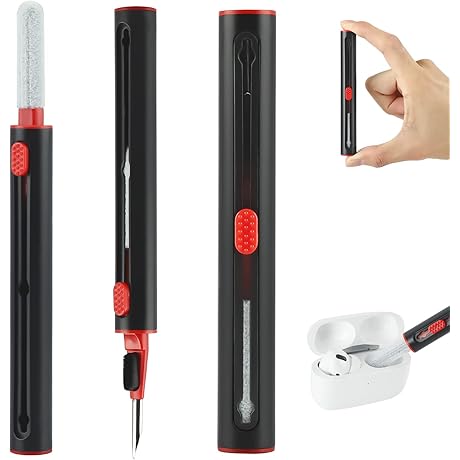 Nertpow Cleaner Kit for Airpods Earbuds Cleaning Pen Bluetooth