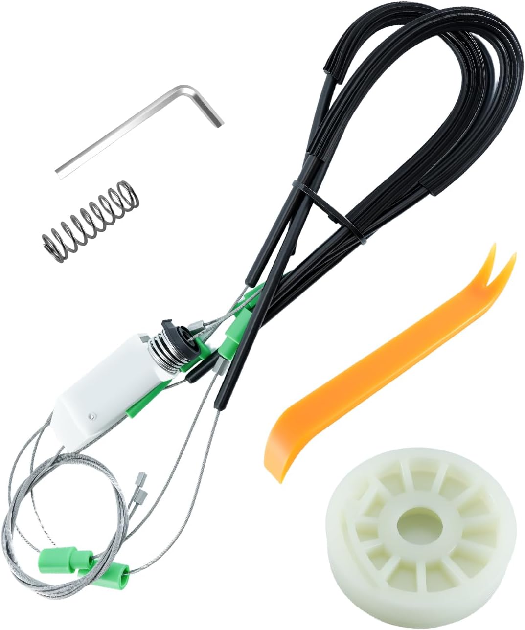 Window Regulator Repair Kit Fits for Chevrolet Corvette C6 2005-2013 Front Driver Left Side Window