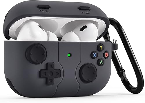 Funda para AirPod Pro 2, KOREDA - Funda protectora de silicona con llavero para Airpods Pro de 12 generación