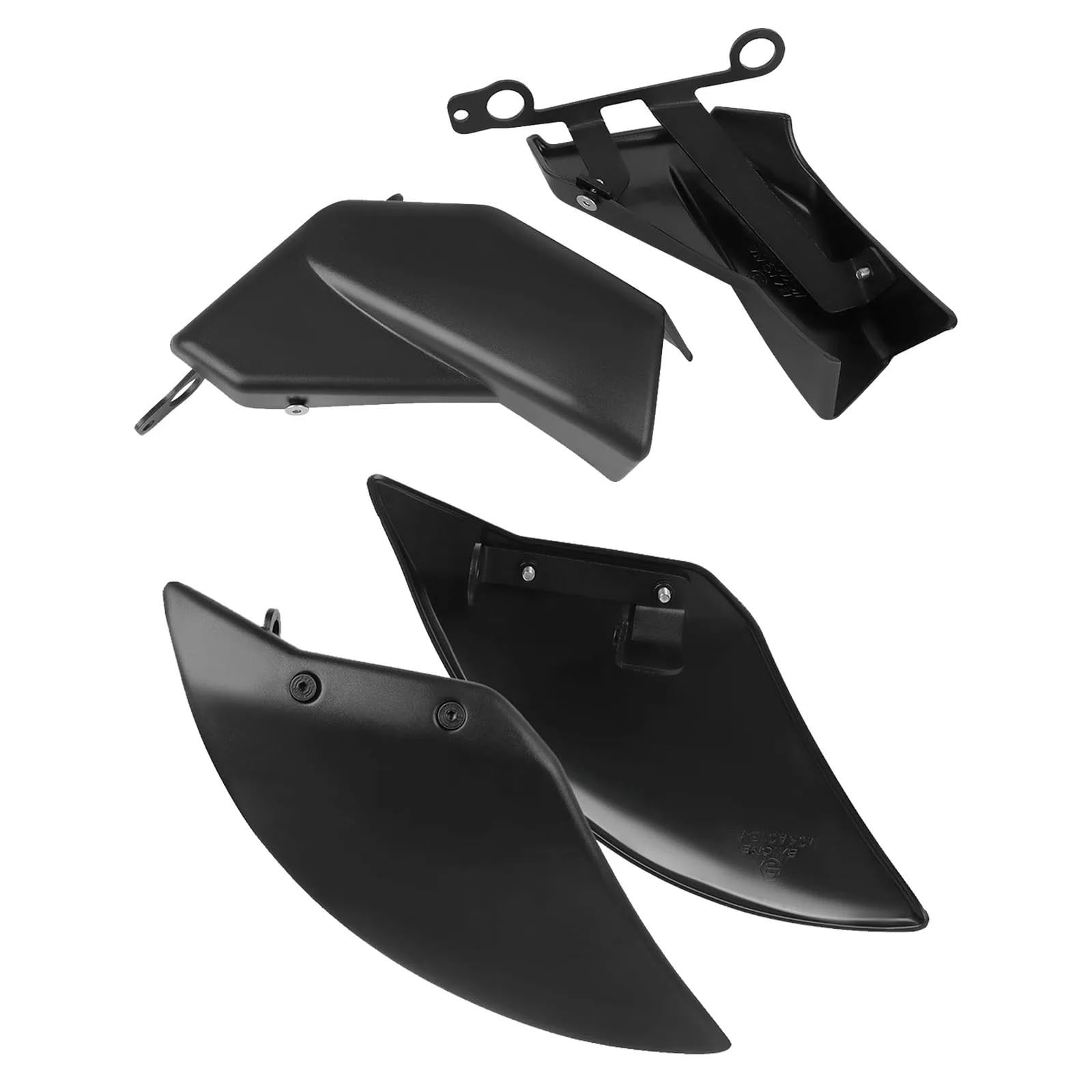 Conducto de aire Conducto Aire Freno Delantero Para T-MAX560 XP560E XP560 E | Kit de refrigeración de pinza de freno, conductos de aire, enfriador de disco delantero de motocicleta(Gloss black)