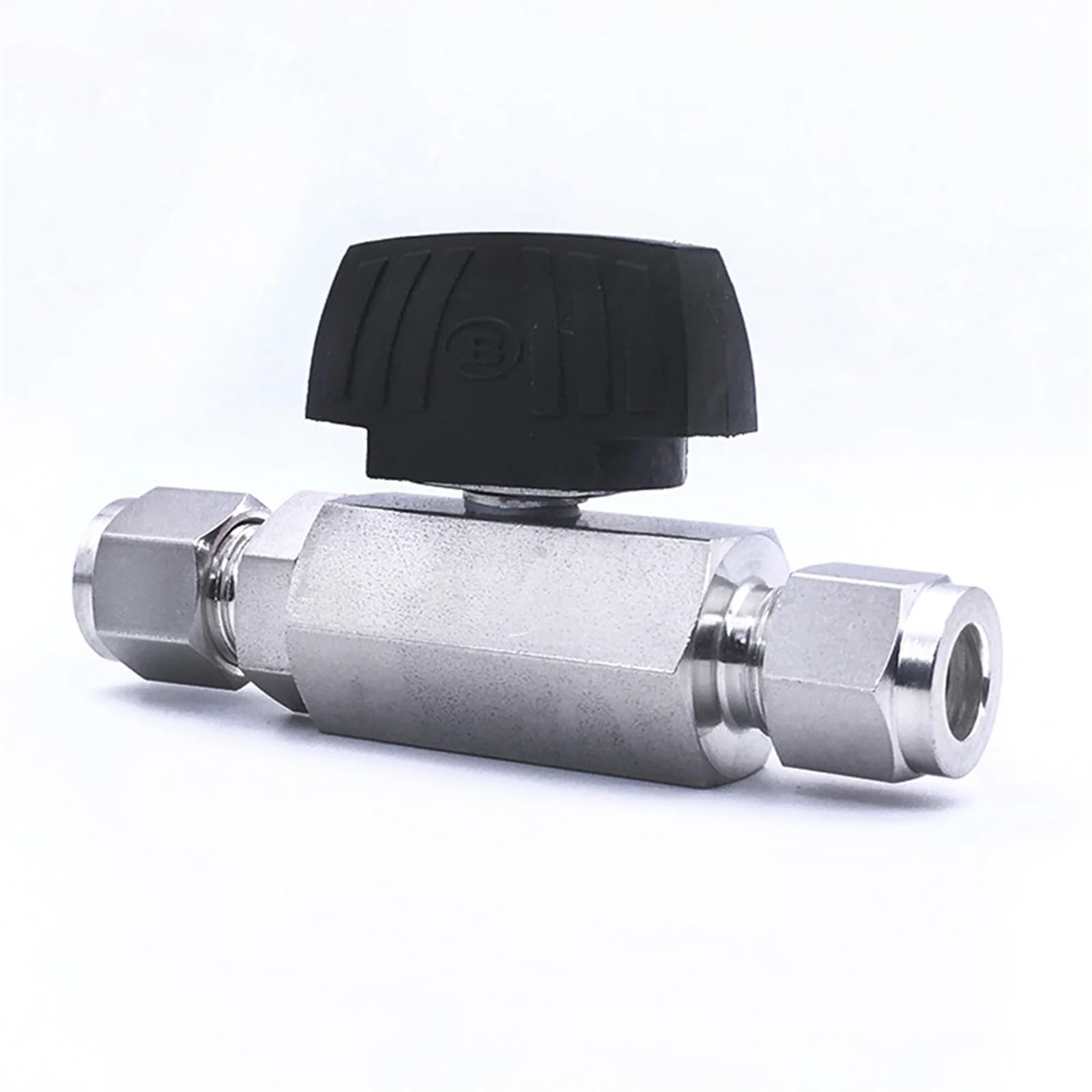 316 Stainless Steel Compression Ball Valve – 1/4", 3/8", 1/2" OD Tube Sizes, 1000 PSI, PTFE Seal For Water/Gas/Fuel/Oil