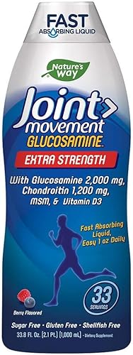 Wellesse Glucosamina con movimiento articular con condroitina y Msm GreatItems paquete de 2 338 onzas líquidas