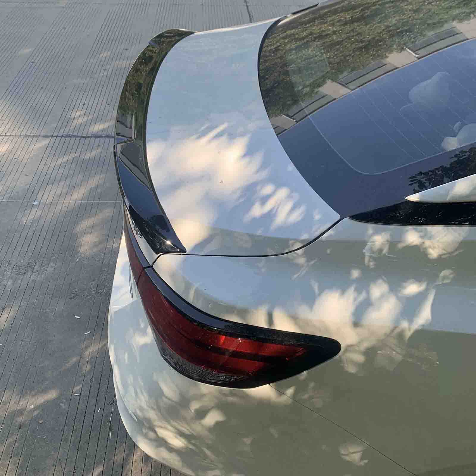Fit For 2020-2021 Nissan Sentra Gloss Black JDM Style Trunk Lip