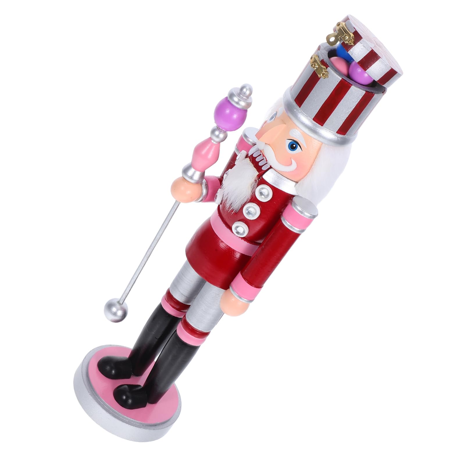 Nussknacker Soldat aus Holz Traditionelle Figur für Dekoration als Weihnachts-baumschmuck oder Tischdeko Handgefertigt