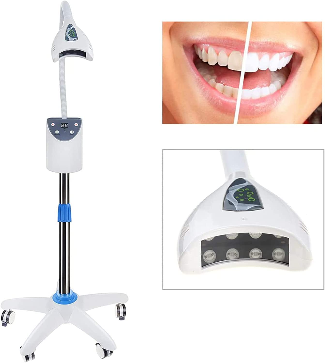 UK Stock YF-666 - Máquina de blanqueamiento dental móvil para blanqueamiento de dientes