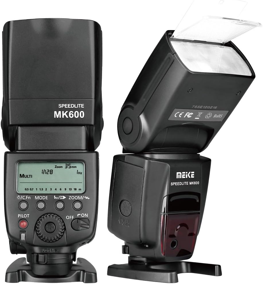 Meike MK600 High Speed Sync TTL Speedlight Camera Flash