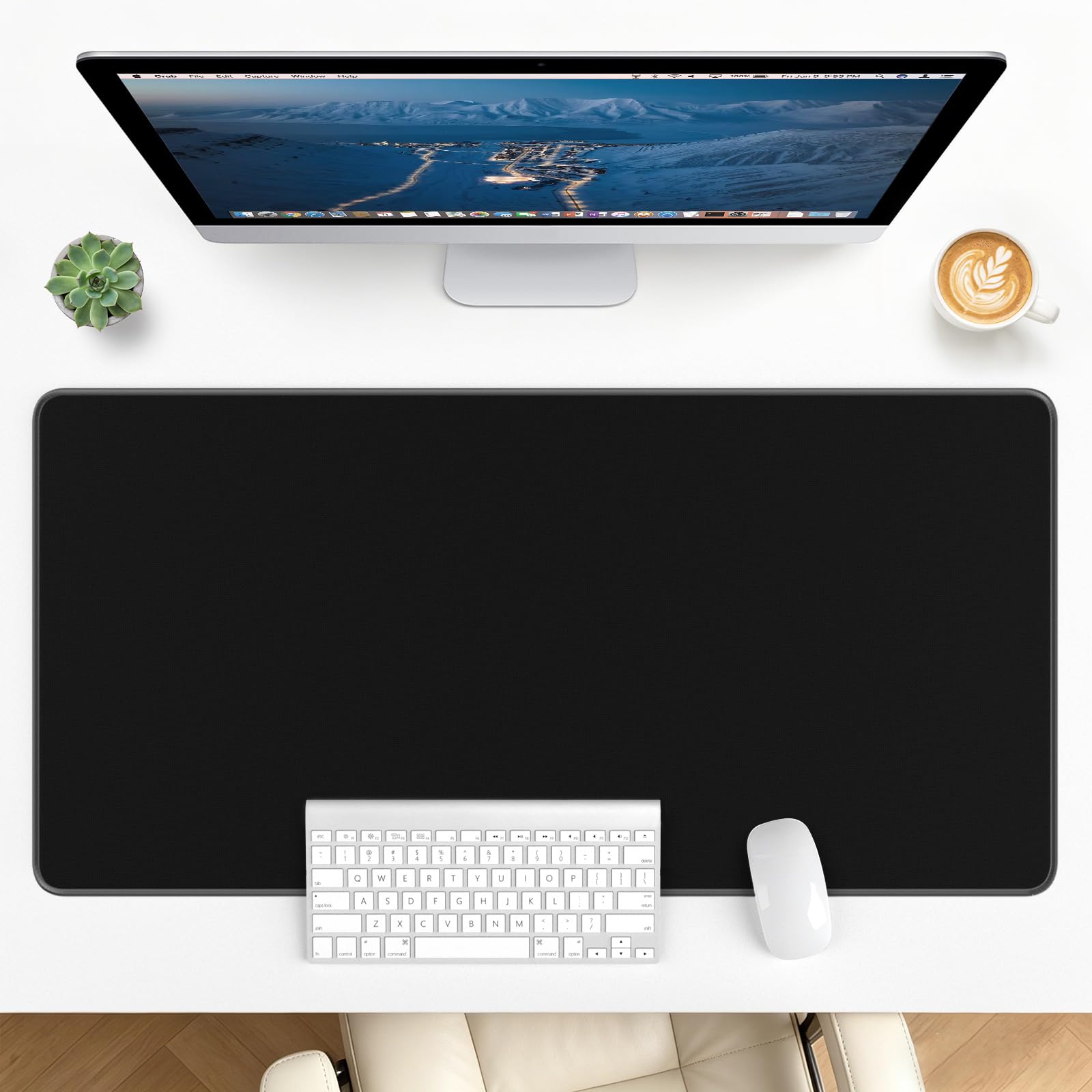 Stanploe Large Gaming Mouse Pad, XL Desk Protector, Non-Slip Base