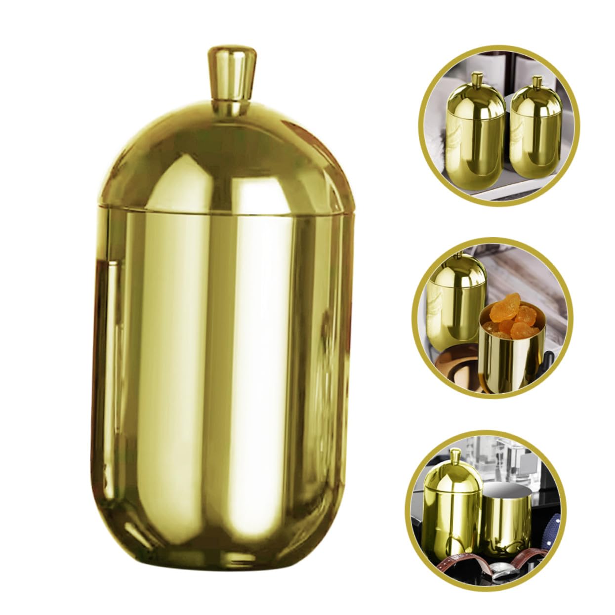 Wiederbefüllbare Diffusorflasche Leer aus Edelstahl in Gold