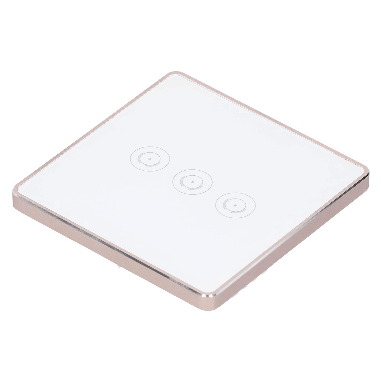 Interruptor Táctil Inteligente, Control Remoto WiFi, Interruptor Inteligente de 3 Bandas con Soporte para IFTTT Roqi, para Casa, Oficina, Tienda, Restaurante