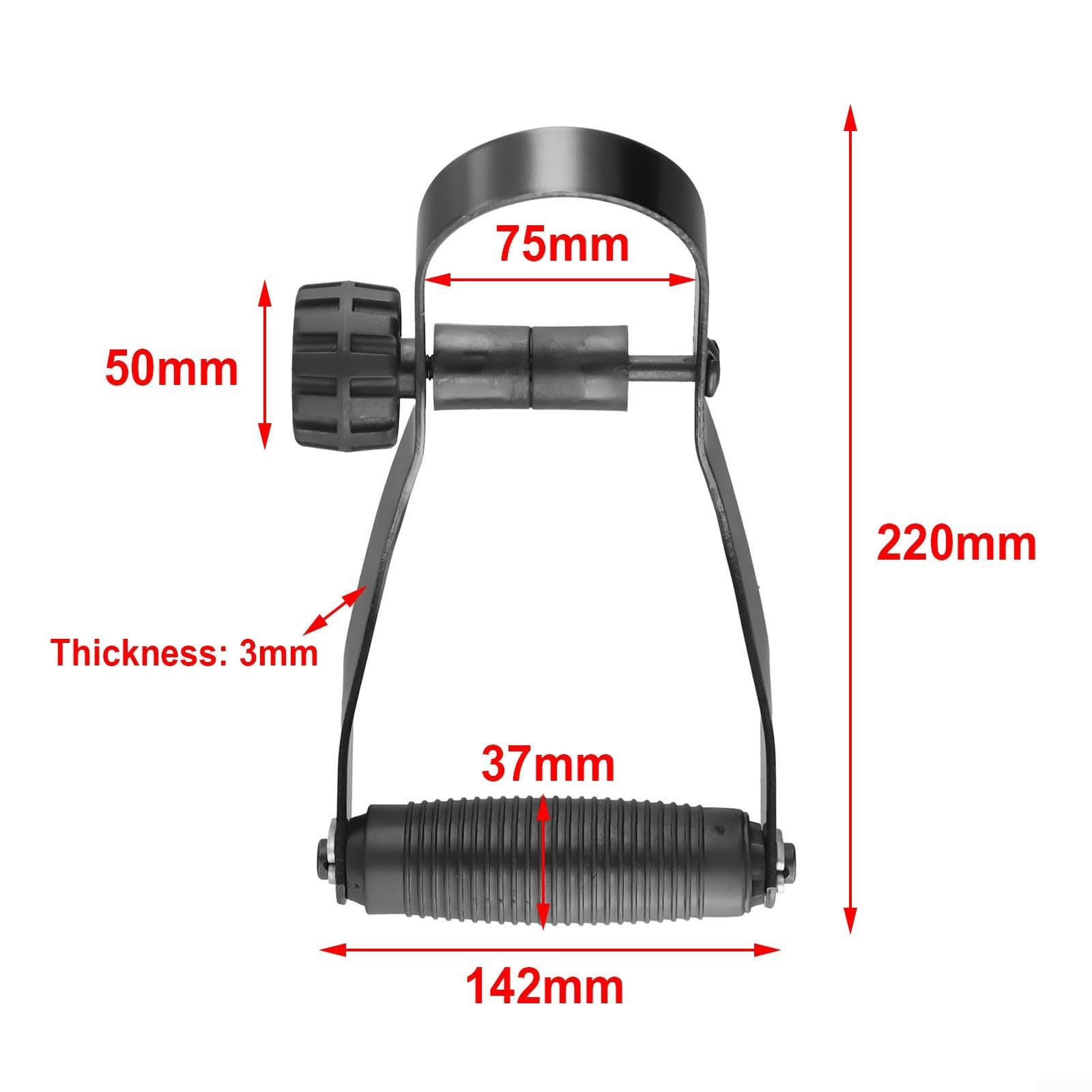 Hammer Handles, Electric Demolition Hammer Front Handle, Metal Non-Slip Handle, Electric Demolition Hammer Spare Part for 65/85/95 Replacment Parts
