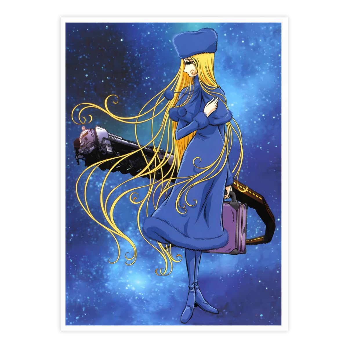 Amazon.co.jp: 銀河鉄道999 松本零士 クリスタルステッカー PVC 防水