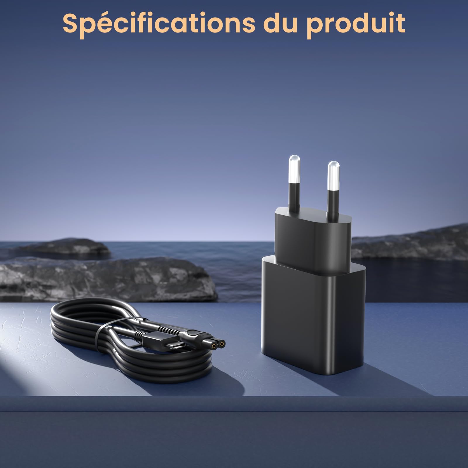 5 V Trimmer Caricabatterie Compatibile con Philips Rasoio 3000X/5000X/8000/i9000