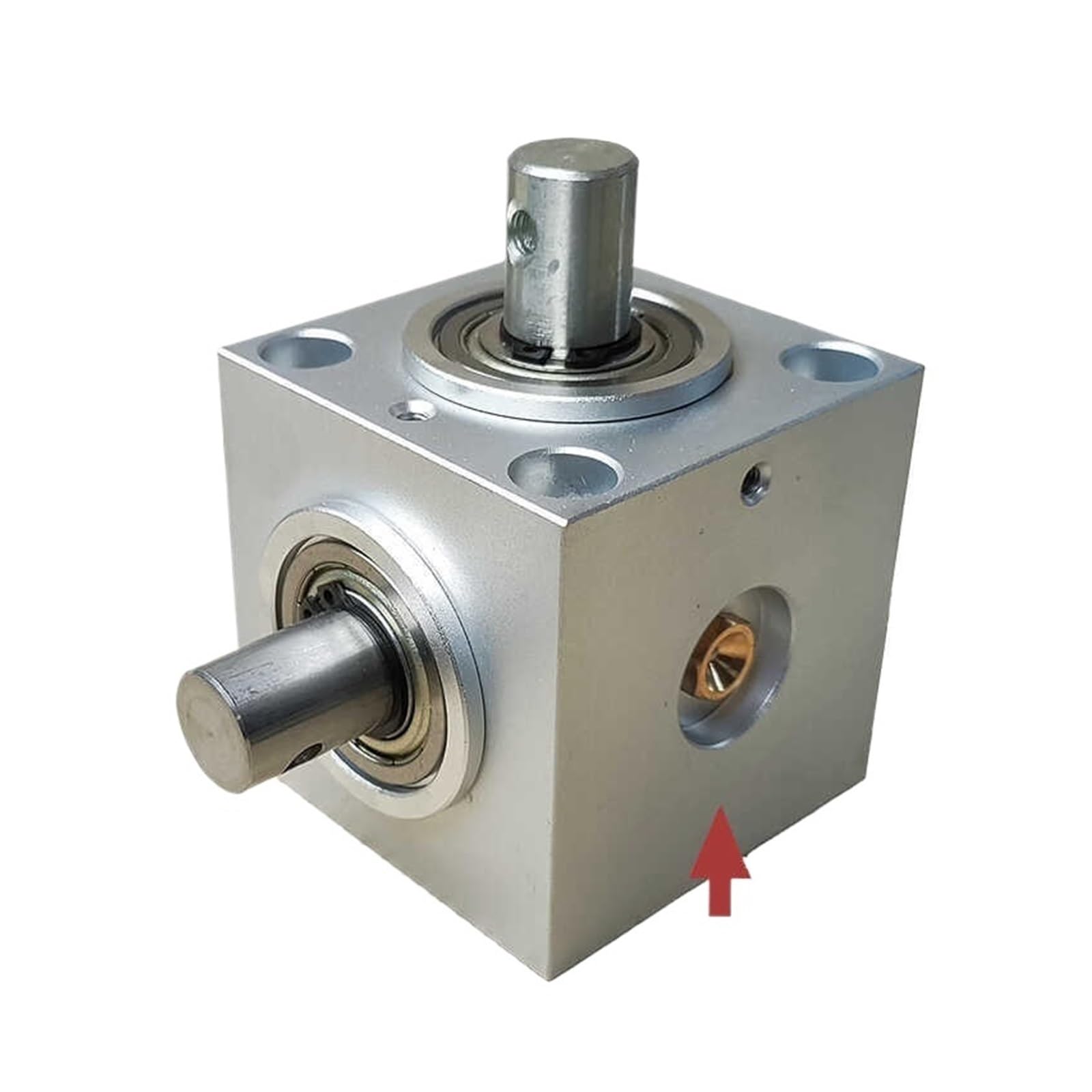 Reductor de Engranajes de dirección en ángulo， Caja de dirección de ángulo Recto Vertical de 90 Grados, Eje de 15 mm/20 mm, 1,5 m, 20 Dientes