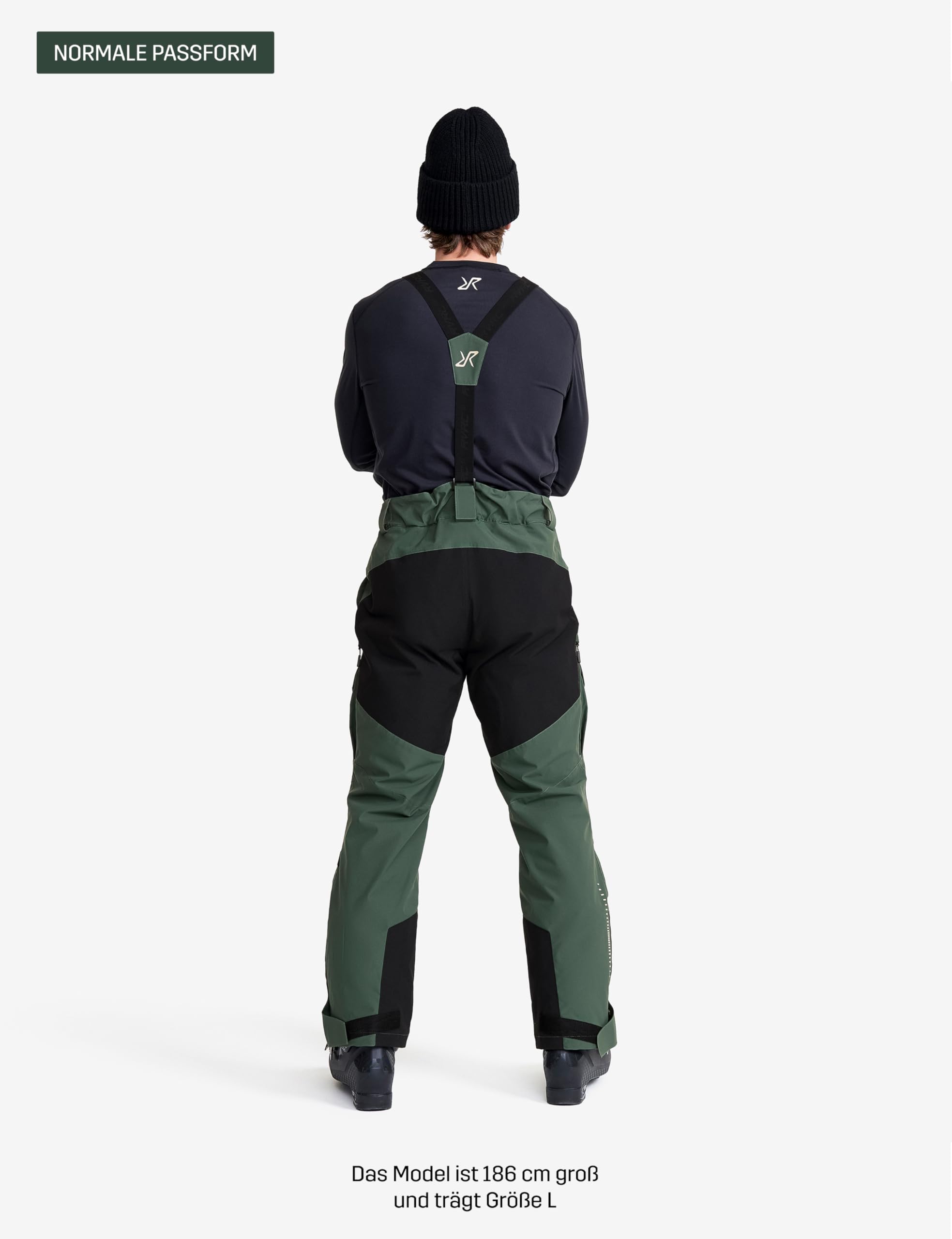 RevolutionRace AccXel Insulated 2L Ski Pants für Herren, Strapazierfähige und Warme Skihose mit Recco