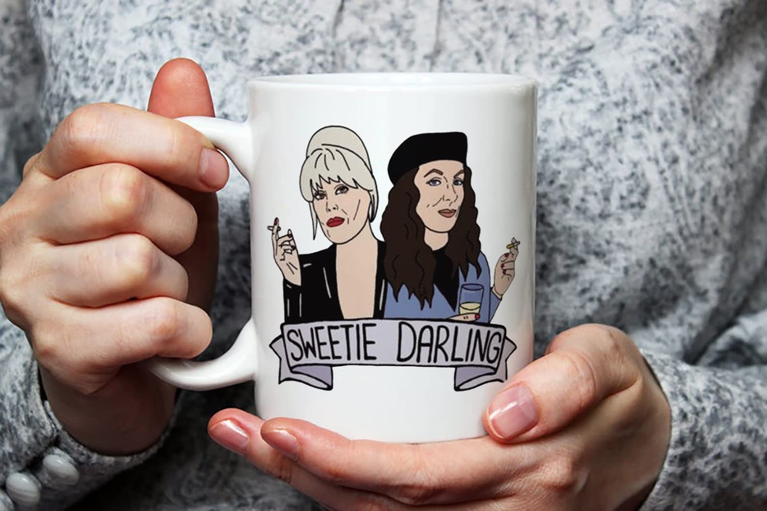 Amazon.com: SkyLine902 - Ab Fab Mug (Patsy Stone Edina Monsoon, Kath and  Kim Lady Dynamite Absolutely Fabulous, David Brent The Office, Wine), 11oz Ceramic  Coffee Novelty Mug/Cup, Gift-wrap Available : Home &