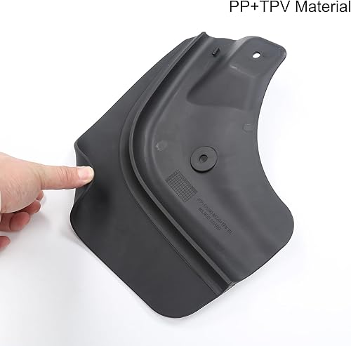 Miniatura 5 de Aletas de barro para Tesla Model S 2023 2022 Soft TPV Flaps protectores contra salpicaduras para Tesla Model S 2022 2023