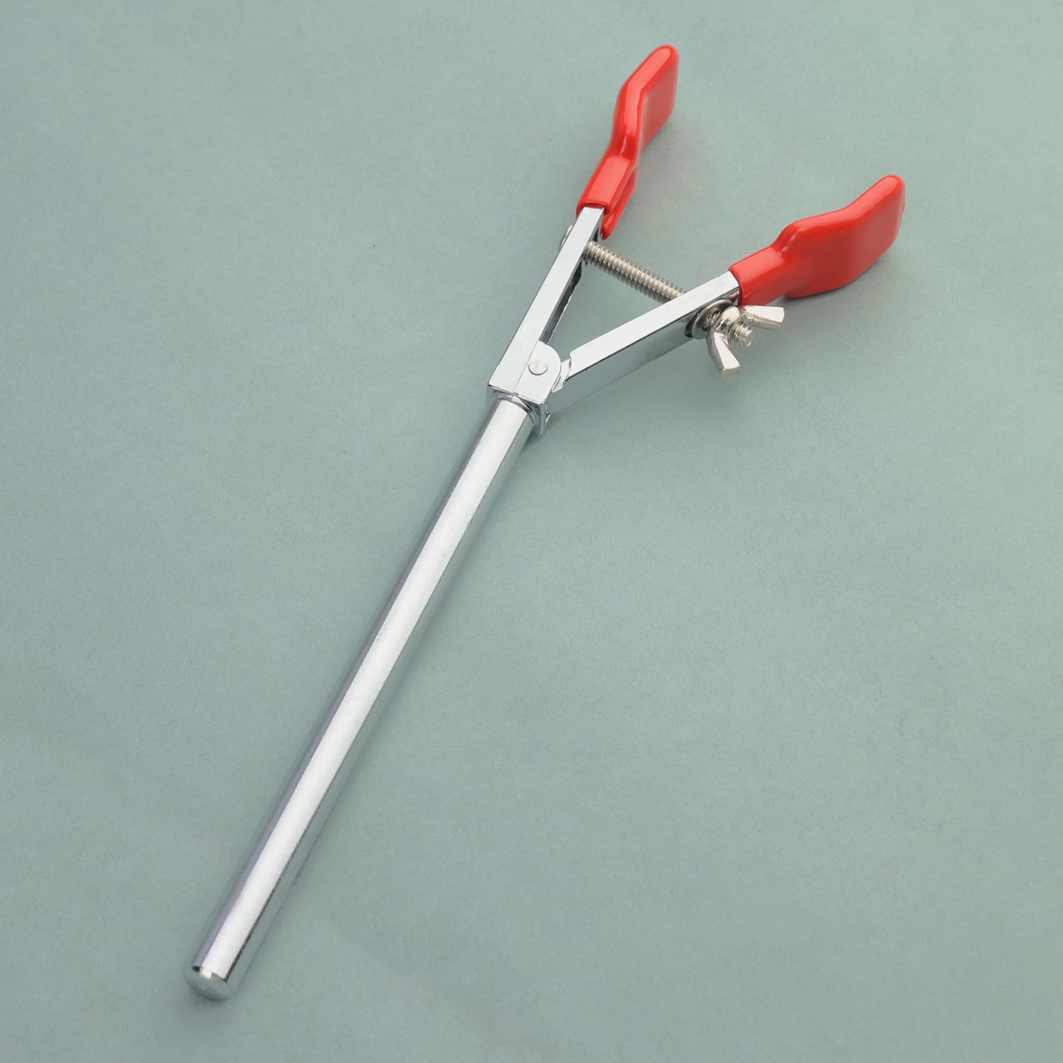 Morsetto da Laboratorio a 2 Punte 220 mm, Robusto Girevole a Singolo Punto di Regolazione per Accessori