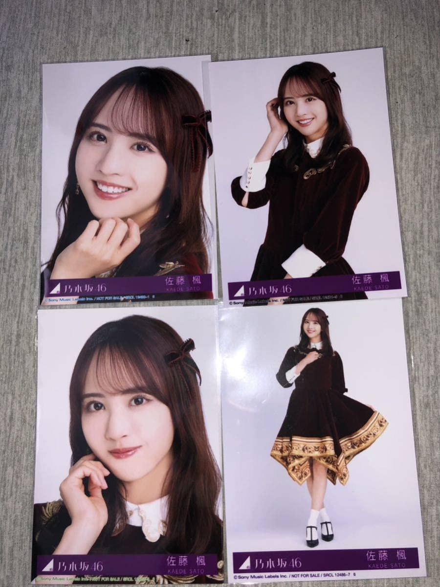 Amazon.co.jp: 乃木坂46 佐藤楓 人は夢を二度見る 封入生写真 4種