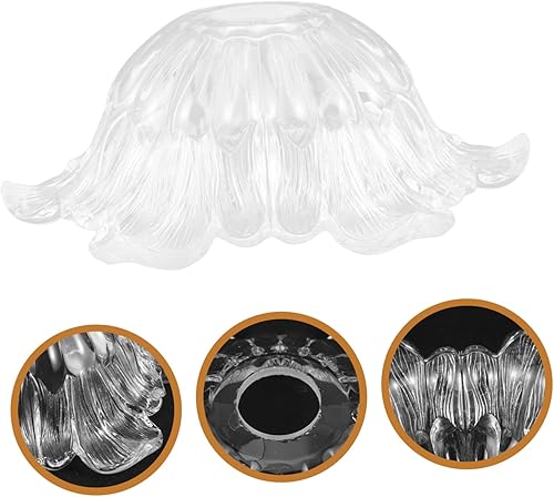 Miniatura 9 de Pantalla de cristal para lámpara de escritorio, cubierta de lámpara para el hogar, mesita de noche, cubiertas de lámpara para accesorios de