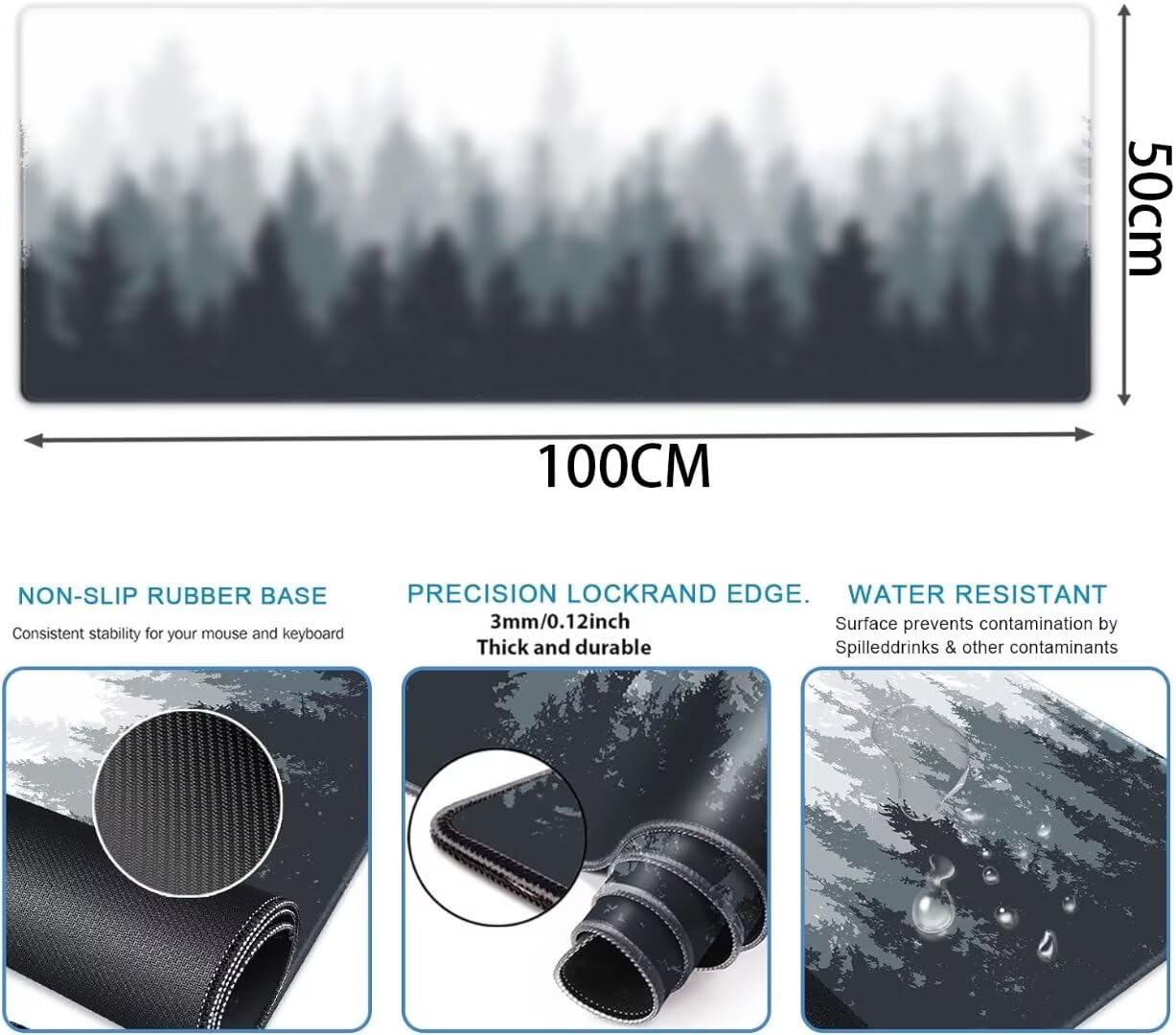 Farbiunu Small Mouse Pad For Laptop, Cute Mouse Pads,Premium-Textured Mouse Mat, Washable Mousepads With Lycra Cloth, Non-Slip Rubber Base Mousepad