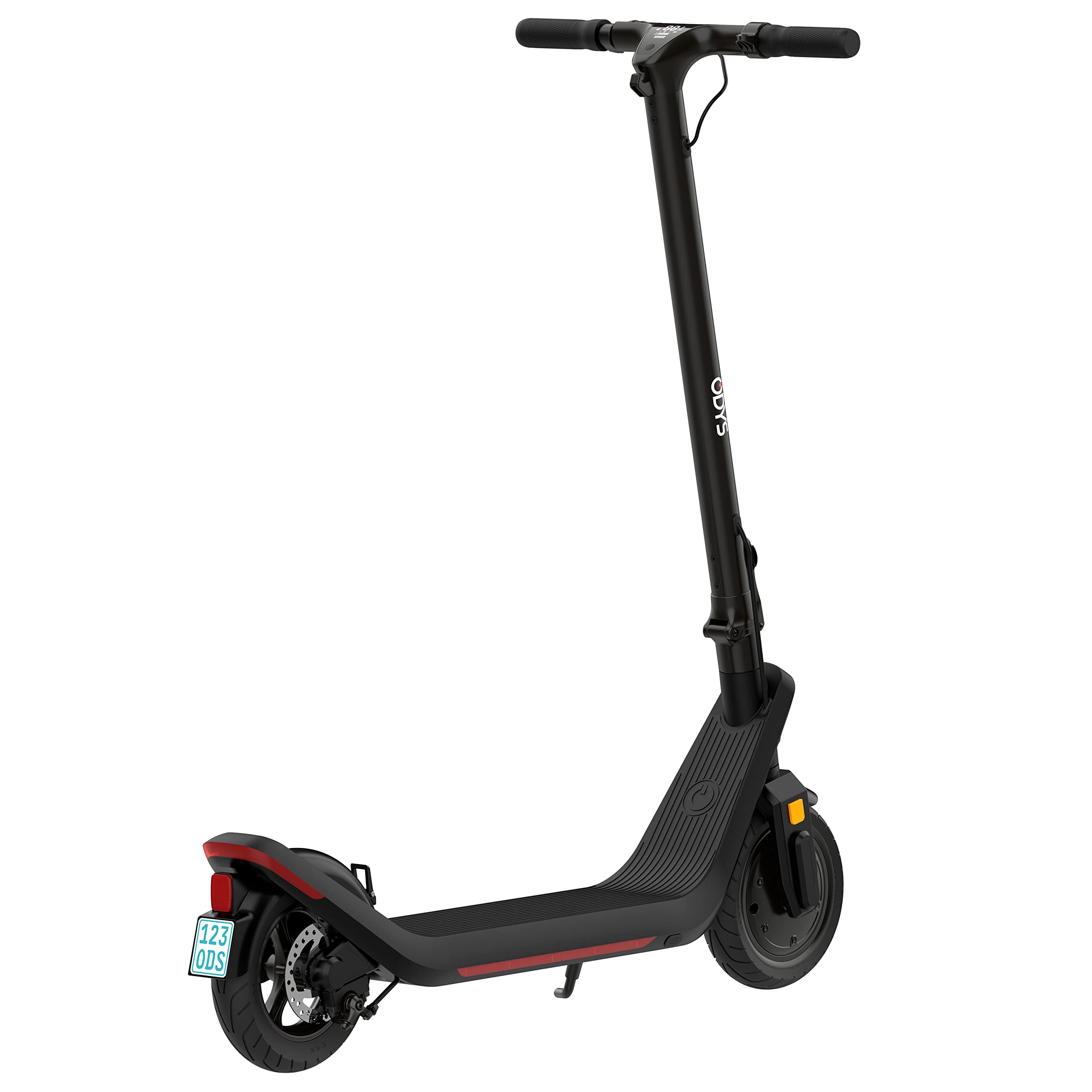 Odys Składany skuter elektryczny z dopuszczeniem do ruchu drogowego i przyłączeniowym (w zależności od modelu, zasięg do 100 km i do 140 kg masy całkowitej, opony powietrzne, maks. 20 km/h, układ
