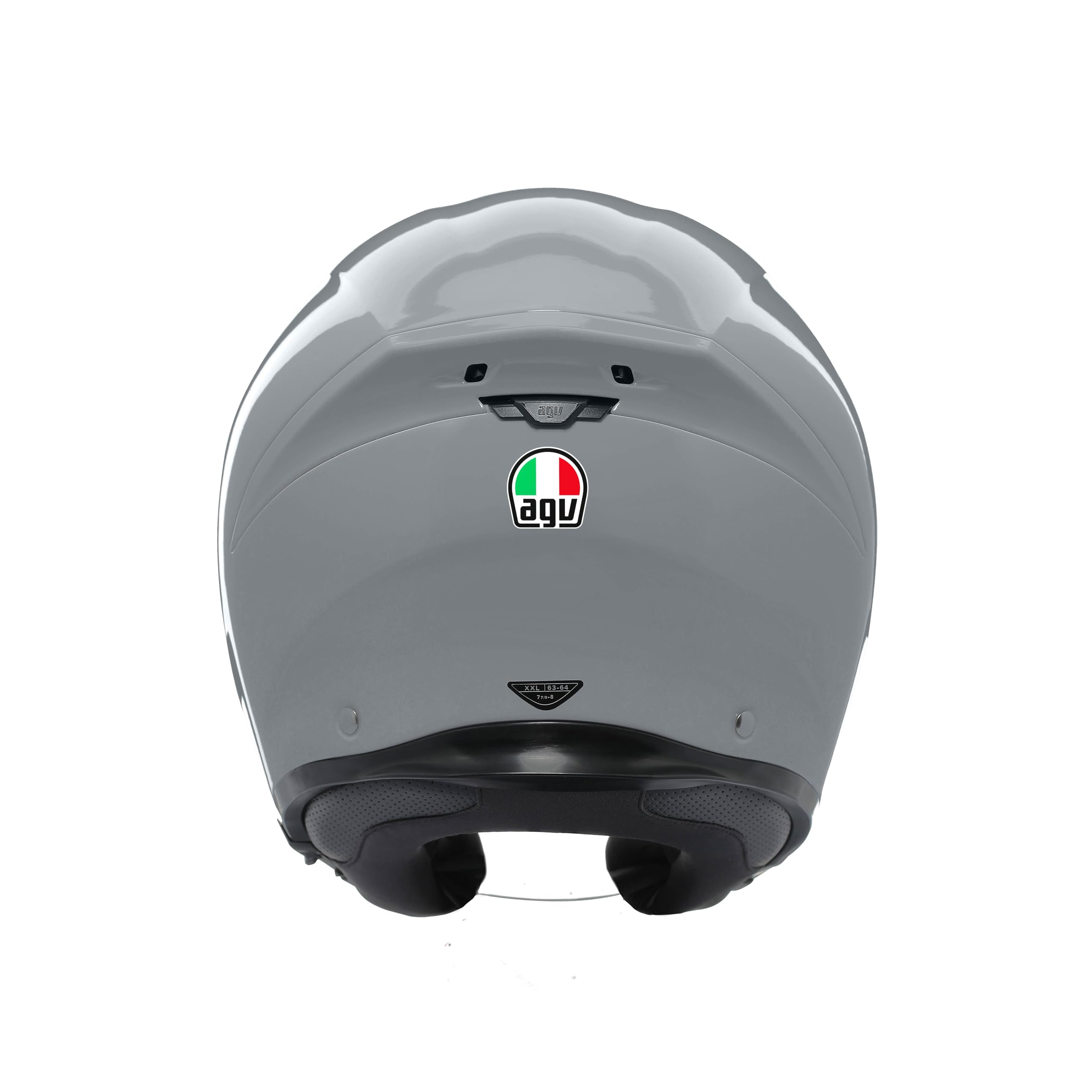 AGV - K5 JET EVO E2206, Casco da Moto Jet Unisex, Casco Moto Open Face in Fibra di Carbonio e di Vetro, con Visiera Antigraffio e Anti-UV, Nardo Grey, M