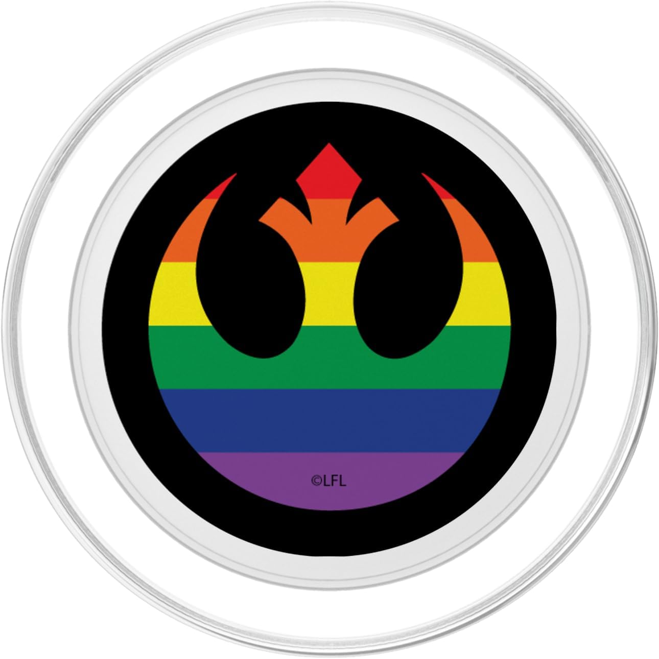 Star Wars Rebel Alliance Rainbow PopSockets MagSafe PopGrip for iPhone